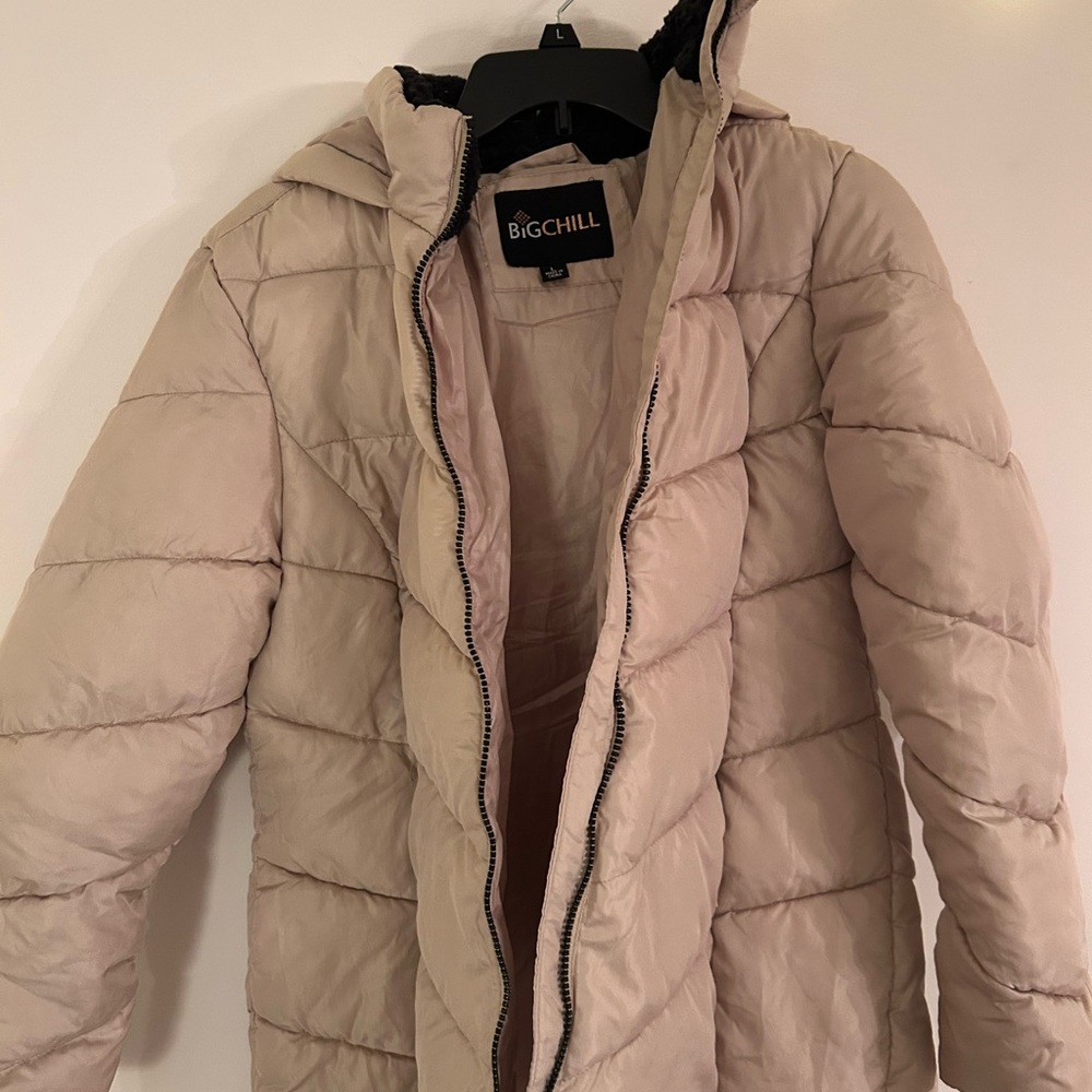 Big Chill Cream Puffer Jacket Modern Winter Wear